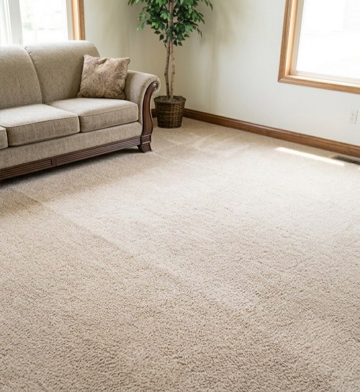 Carpet deep clean, after
