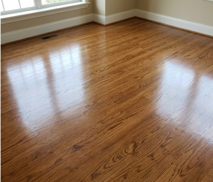 Floor restoration, after